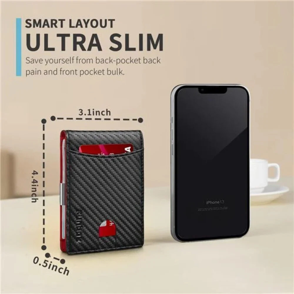 New Money Clip Slim Wallets for Men RFID Blocking 11 Card Holder Minimalist